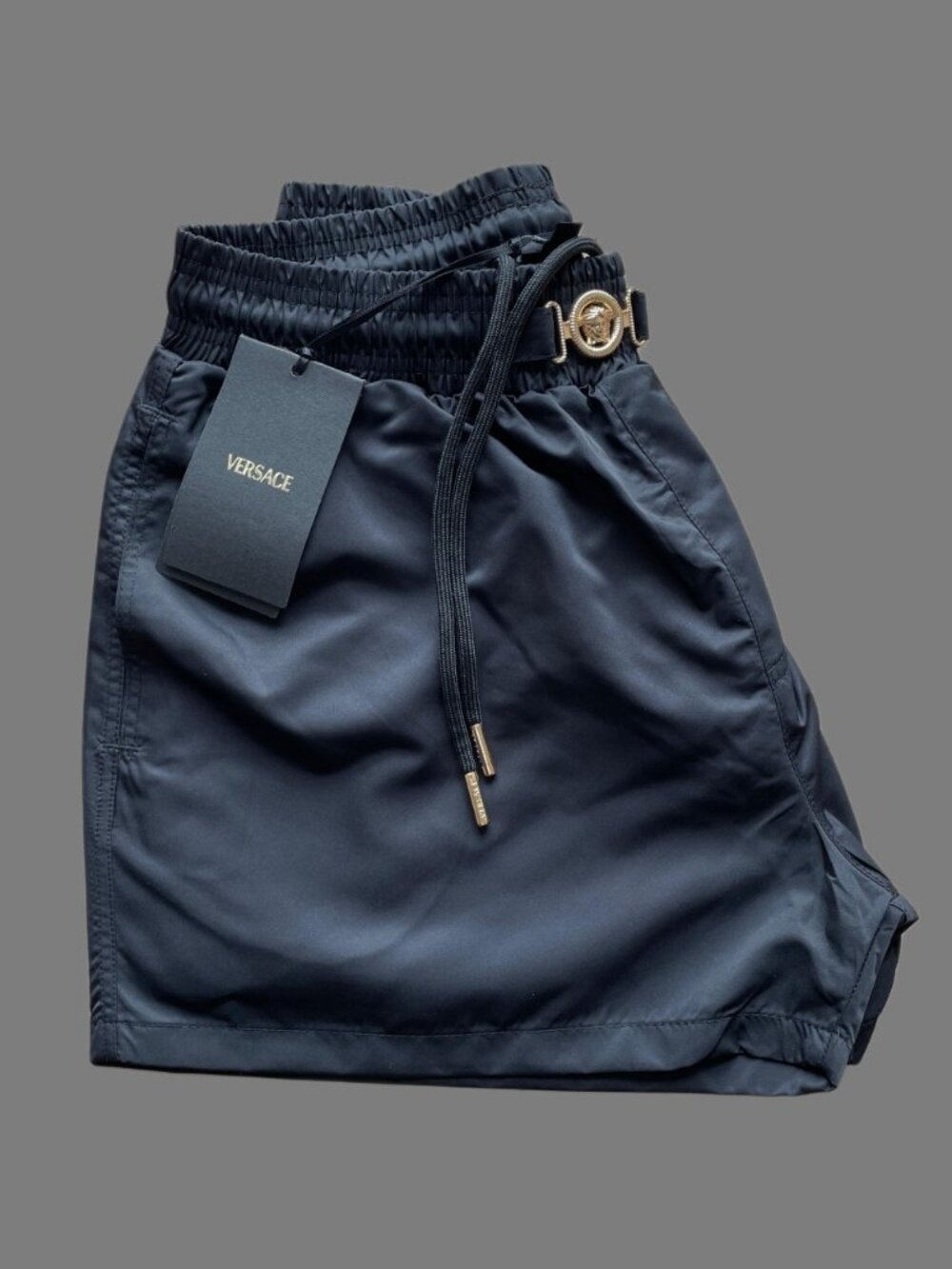 Versace Men's New Nylon Short Black XXL